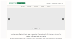 Desktop Screenshot of leckhamptonbaptist.com